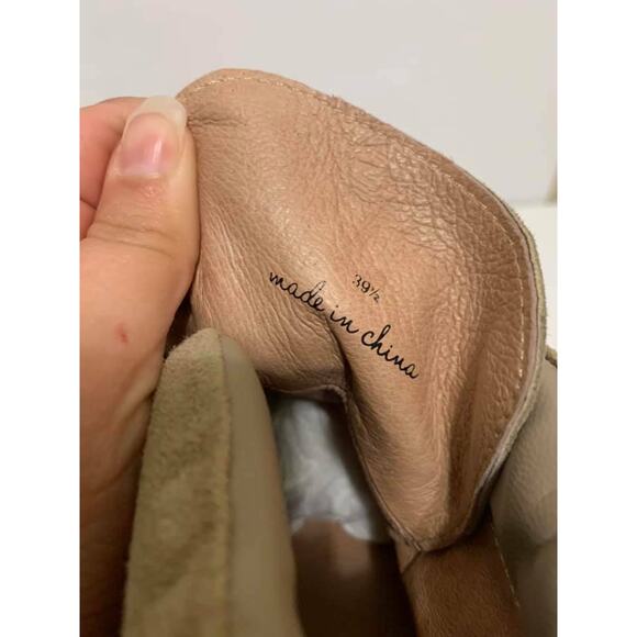 Joie Daniela Suede Sneakers Tan 39.5 - Picture 6 of 7